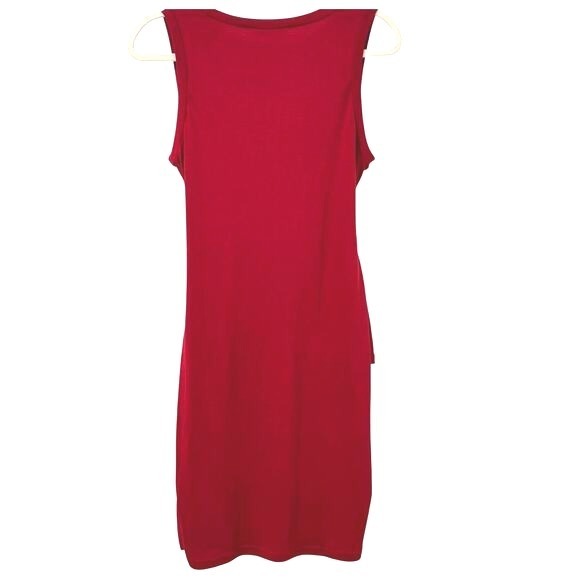 Lillusory Sleeveless Wrap Front T-shirt Mini Dress NWT - Picture 5 of 12